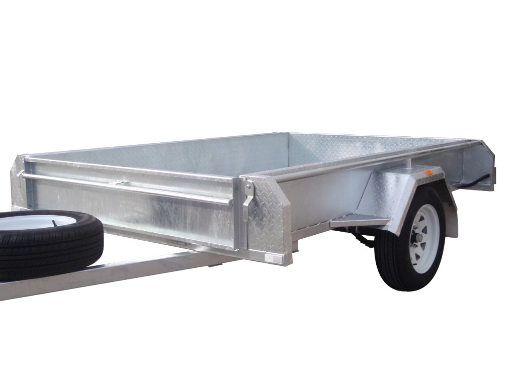 8x5 Single Axle Trailers 300mm Sides