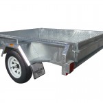 7x5 Single Axle Trailers 300mm Sides