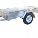 7×4 Single Axle Trailers 300mm Sides