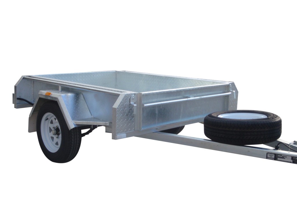 6×4 Single Axle Trailers 300mm Sides