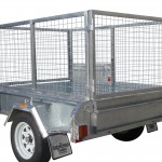 6×4 Single Axle Trailers 300mm Sides