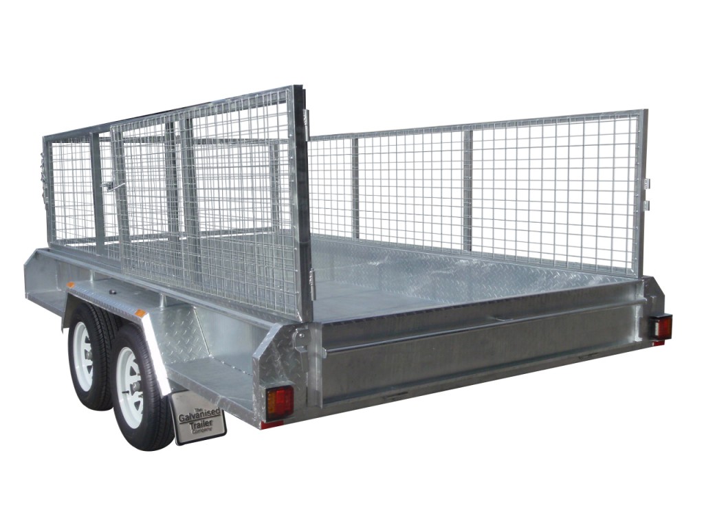 300mm Checker Plate Sides & 800mm Removable Mesh Cage
